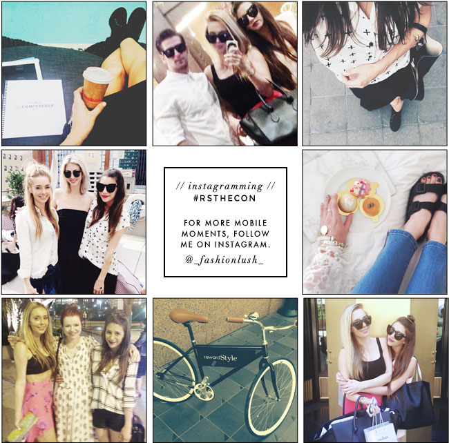 fashionlush, rsthecon, rewardstyle conference, instagram