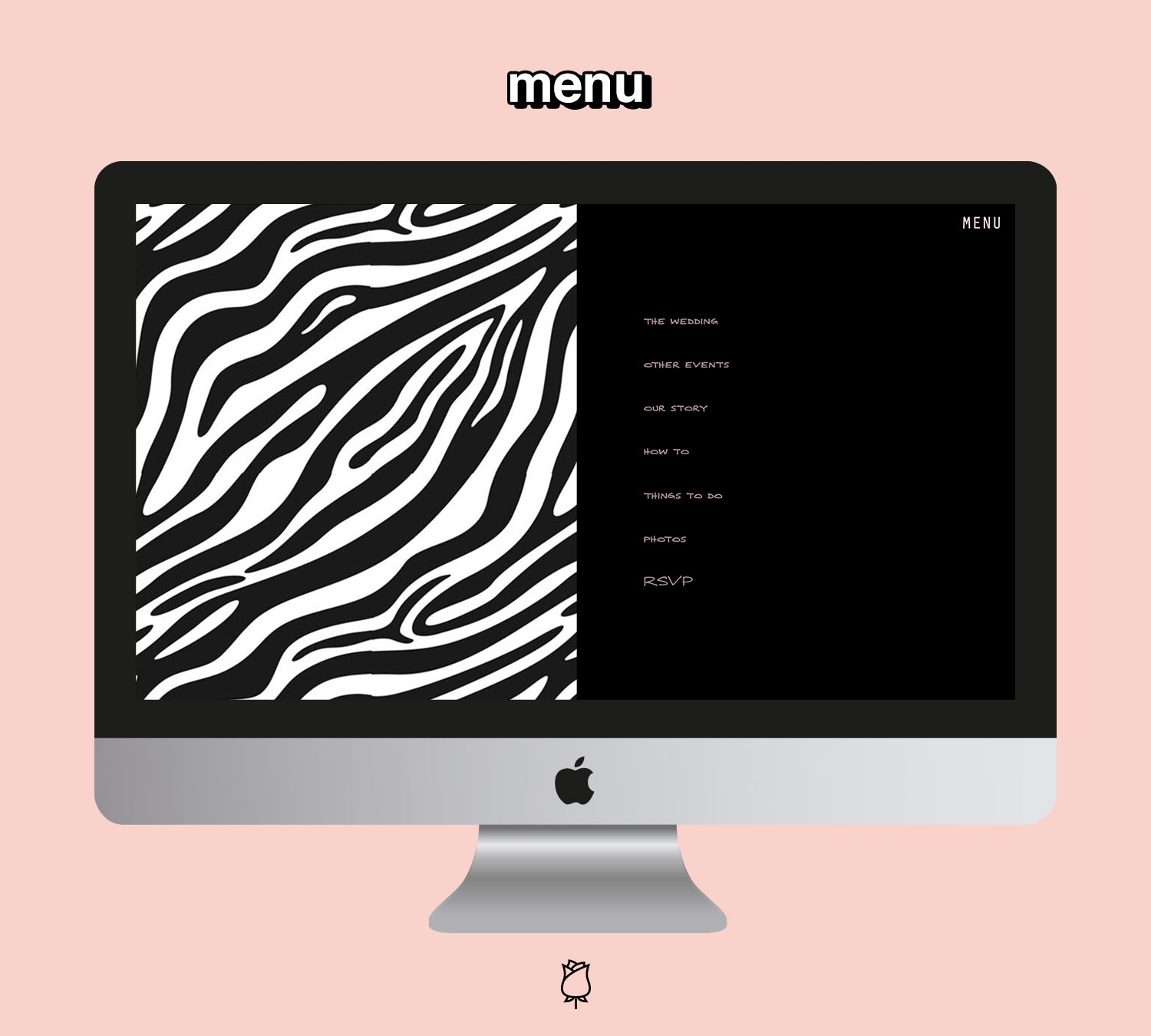 fashionlush, wedding website, modern wedding website, bliss & bone